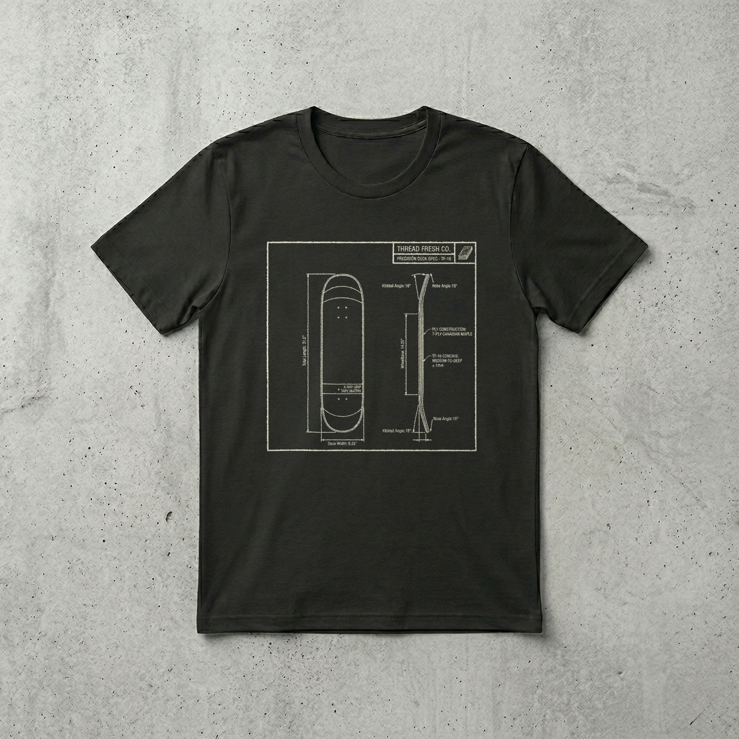 The Deck Blueprint Tee (TF-16)