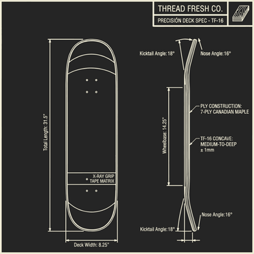 The Deck Blueprint Tee (TF-16)