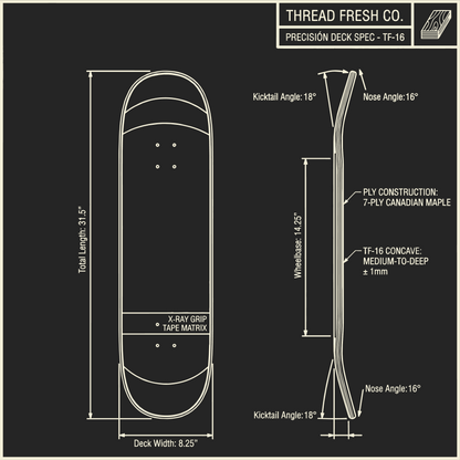 The Deck Blueprint Tee (TF-16)
