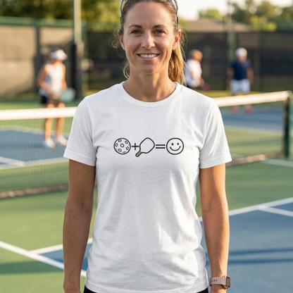 Pickleball + Paddle = Happy T-Shirt
